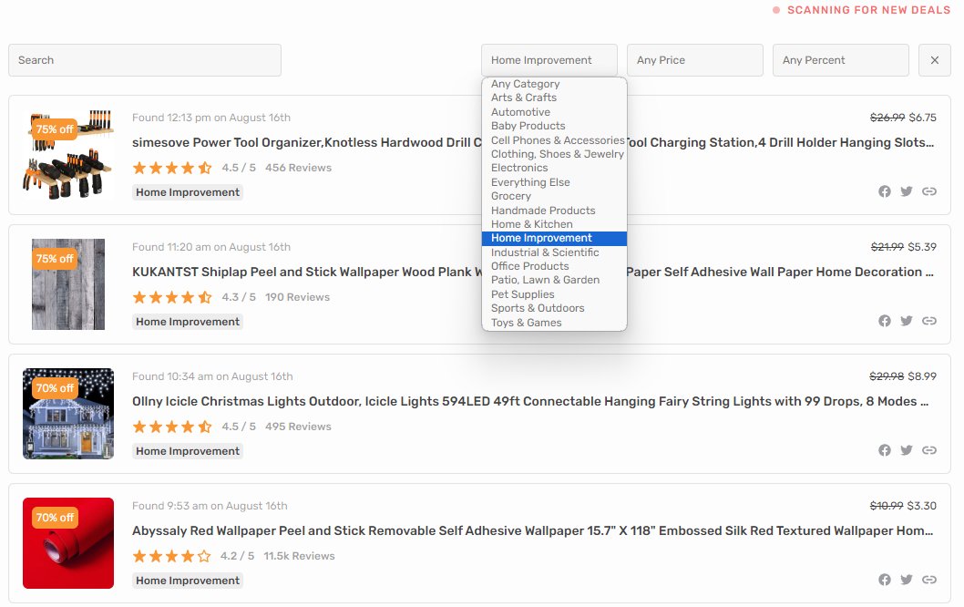 trydealdog's tweet photo. Sometimes there are TOO MANY deals...

We've added category filtering to help you find just what you need!

Whether it's for your new home project or looking for a gift for mom, you'll easily find the best deals with this new feature.

See more at https://t.co/OttaIQqHVm https://t.co/JovtGzDvA7