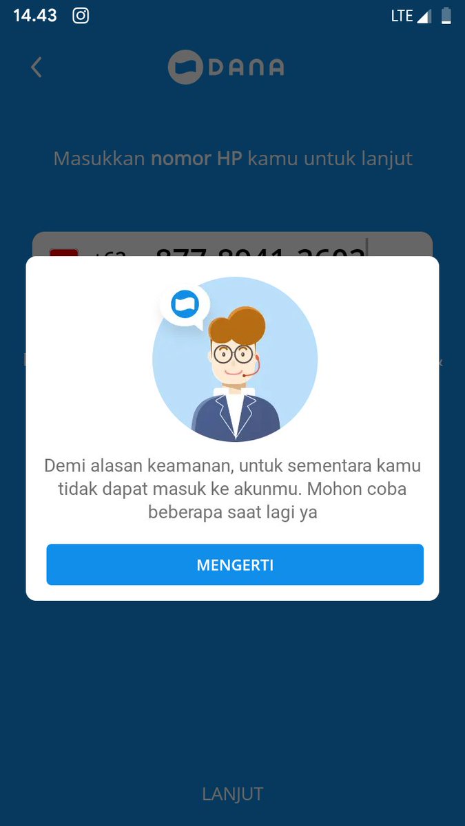 Dana error bangsat udh 2 minggu lbh ga bs lgon , dan gd tanggepan !!! <a href="/danawallet/">DANA.id</a>