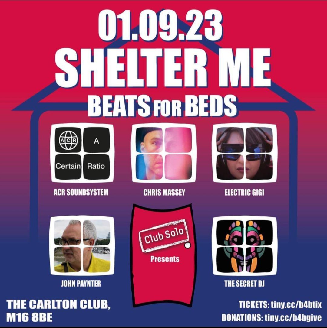 Come and join us for this epic fundraiser for <a href="/BeatsForBeds/">BeatsForBeds</a> 100% of proceeds will go towards the charity. 
Will be a night of mega DJs. Tickets &amp; Donations links below 👇🏽👇🏽
Tickets: tiny.cc/b4btix
FB Event: fb.me/e/RDiZP25V
GoFundMe Link: tiny.cc/b4bgive