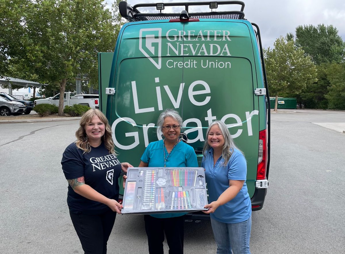 The outstanding <a href="/greaternevadacu/">Greater Nevada CU</a> does it again! They collected an entire bus full of brand new school supplies for <a href="/WashoeSchools/">Washoe Schools</a> classrooms! Just one of their incredibly generous efforts that makes them a #PartnerInEducation #PiEChampion!

#TeachersWarehouse #BackToSchool