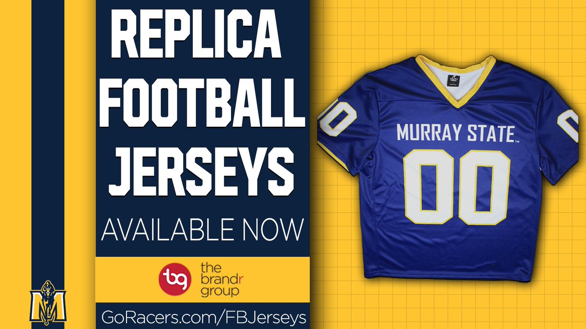 👀 Custom jerseys &amp; apparel for <a href="/racersfootball/">Murray State Football</a> now available!

🔗: GoRacers.com/FBJerseys
📰: bit.ly/45nMGLa

#GoRacers🏇