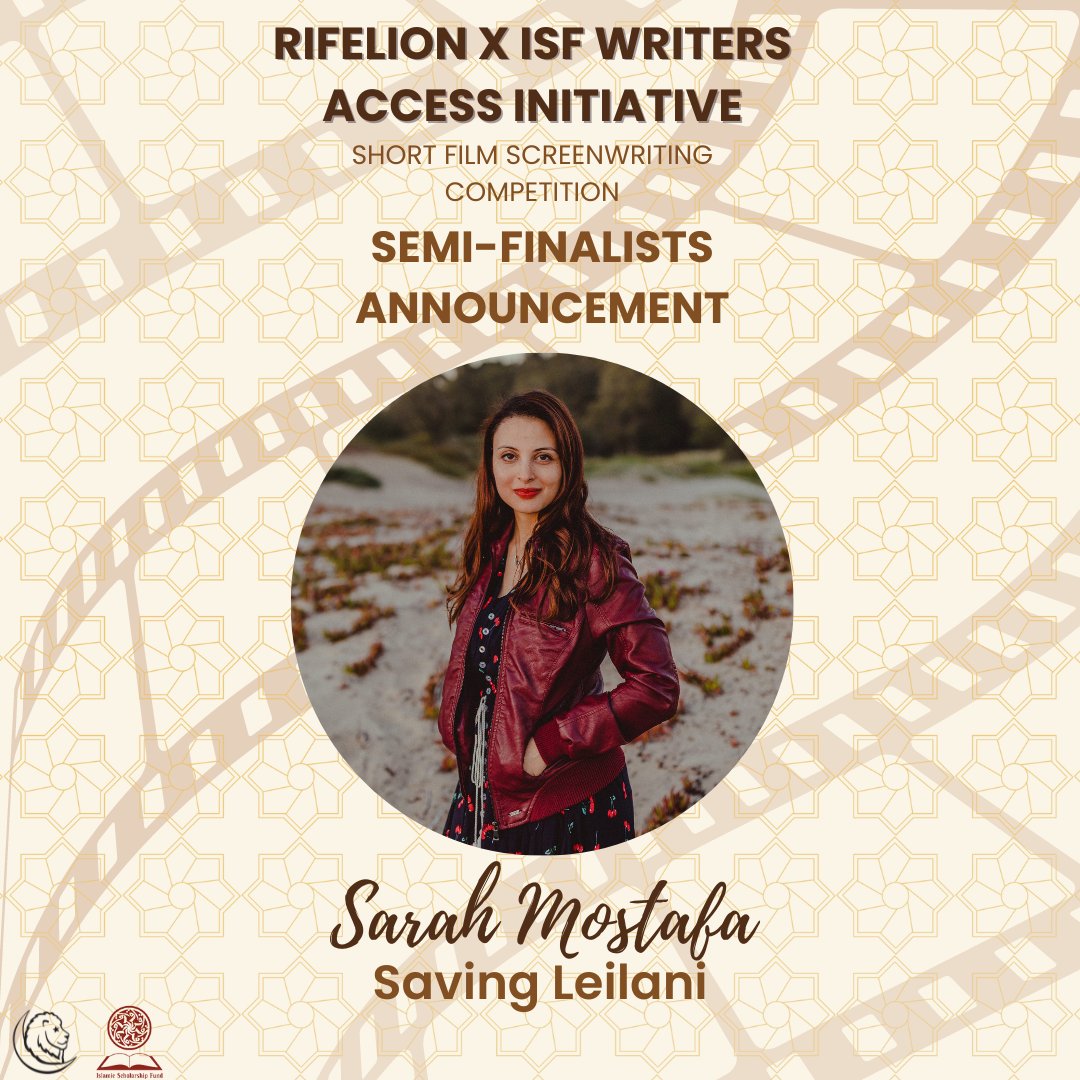 Introducing one of our 14 semi finalists for the RIfelion X ISF Writers Access Initiative. Saving Leilani is about a a rural town in Maryland going on a frantic hunt on Eid Day as two boys suddenly vanish. #scriptwriting #filmmaking #film #shortfilms #eid #eidday #eidfilms