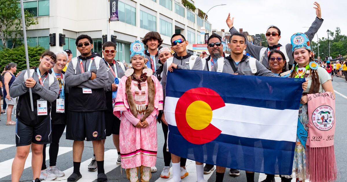 ndnsports's tweet photo. Southern Ute and Ute Mountain Ute youth journey to the North American Indigenous Games
#NativePreps #NAIG #Ute

https://t.co/F8CMSGMDIU https://t.co/dgZZ5a91wd