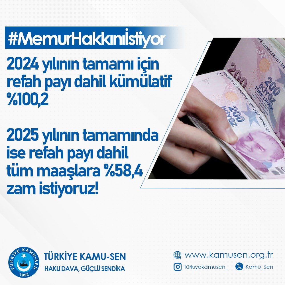 #MemurHakkınıİstiyor