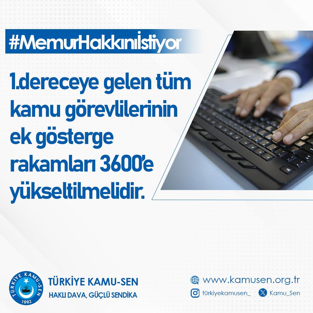#MemurHakkınıİstiyor