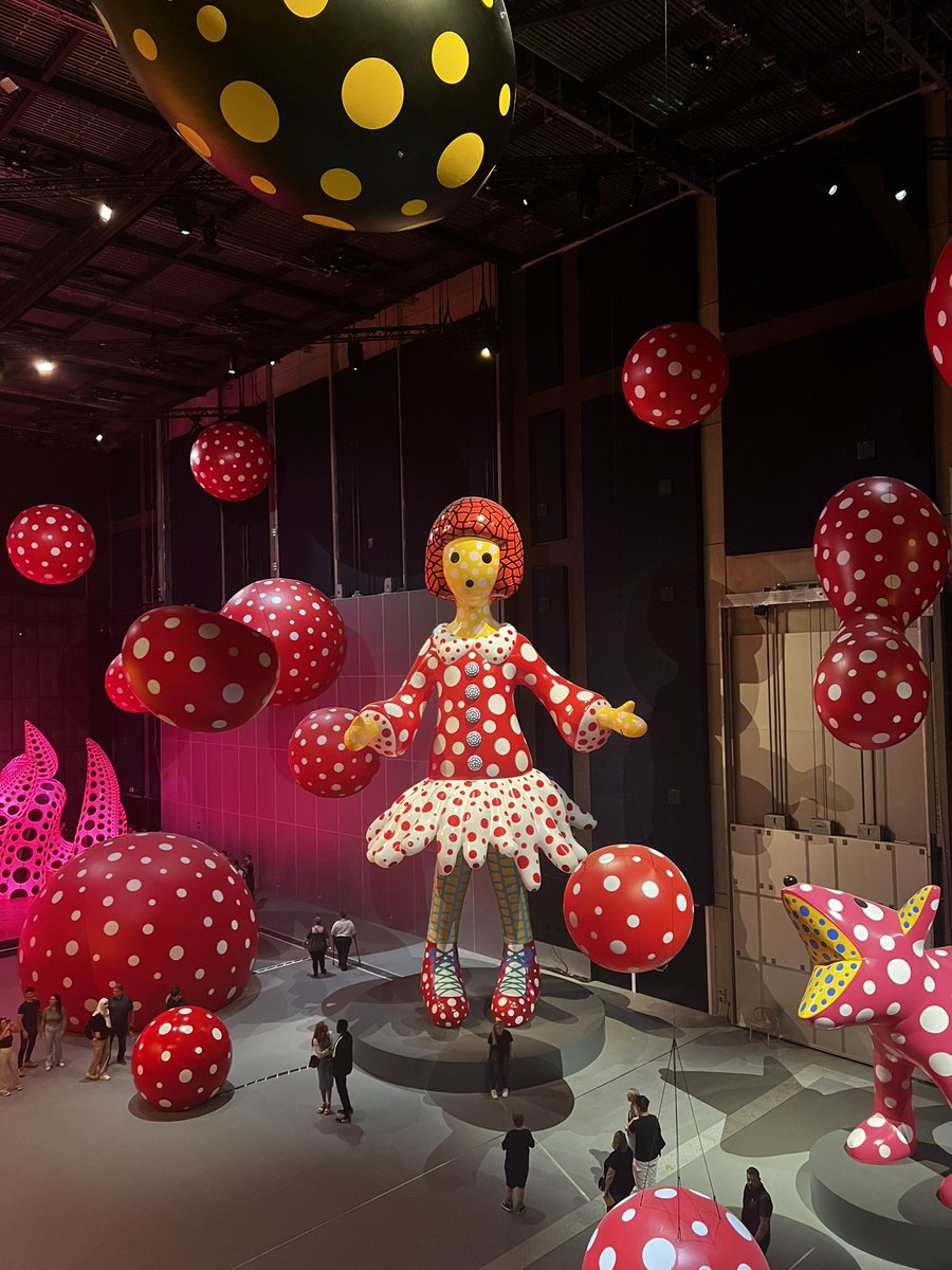 Not #laboratory related, but definitely funky!! The very excellent Yayoi exhibition <a href="/factoryintl/">Factory International</a>