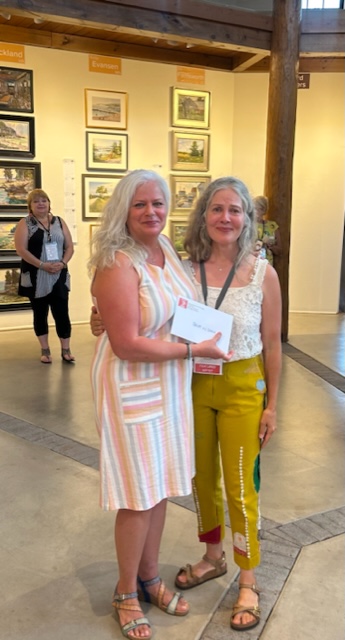 The Door County Plein Air Festival in Fish Creek, Wisconsin (sponsored by the Peninsula School of Art) saw another year of success, with $18,000 in awards and 35 invited plein air painters! Check it out here: outdoorpainter.com/door-county-pl… 🎨: Bethann Moran-Handzlik Best in Show, 2023