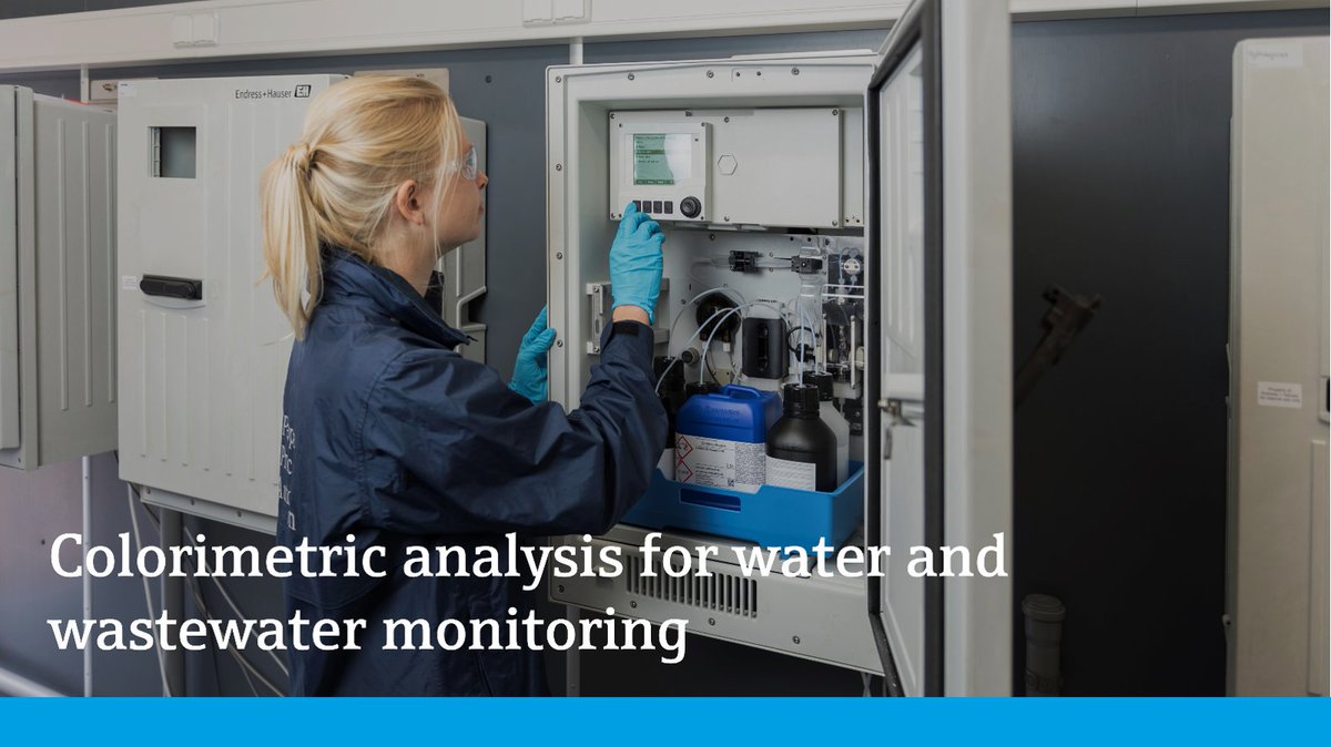 Endress_US's tweet image. Looking for a way to precisely and accurately control key substances in your #water, #wastewater and #processwater? Take a look at colorimetric analysis with our CA80 analyzers and find the precise and regulation-compliant measurements you need.  eh.digital/3mO5dzg