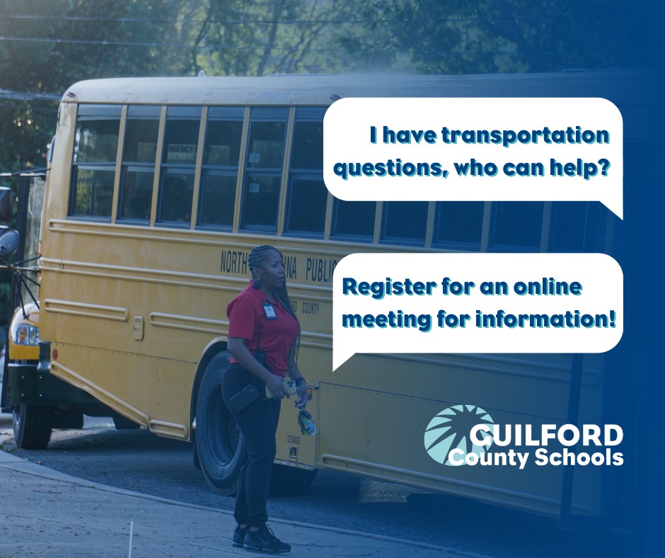 GCSFamilyAcad's tweet image. #BackToGCS | Need help with transportation for your student this year? 🚌

There's one more chance to attend a Zoom session facilitated by the Transportation Department on Thursday, August 17 from 5:30 to 6:30 p.m.

Follow this link to register: ow.ly/iu3q50PwTNo
