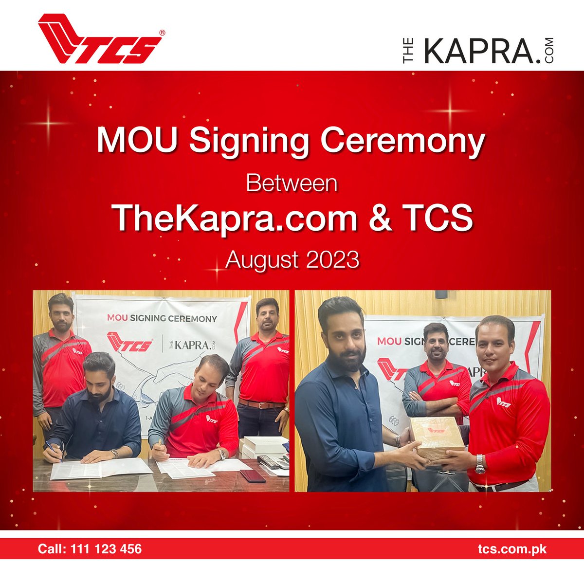 tcs_couriers's tweet photo. TCS and https://t.co/iicY4LaJ5y have signed a memorandum to extend their collaboration. Shop for high quality fabrics online, with doorstep delivery via TCS COD service.
#TCS #TrustALeaderToDeliver #LogisticsBackbone #ECOMSolutions #CODAccount https://t.co/nadRWbvRyJ