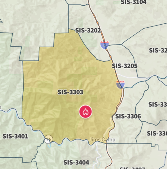 mathias_he41002's tweet image. #AshFire
EVACUATION WARNING - SIS-3303