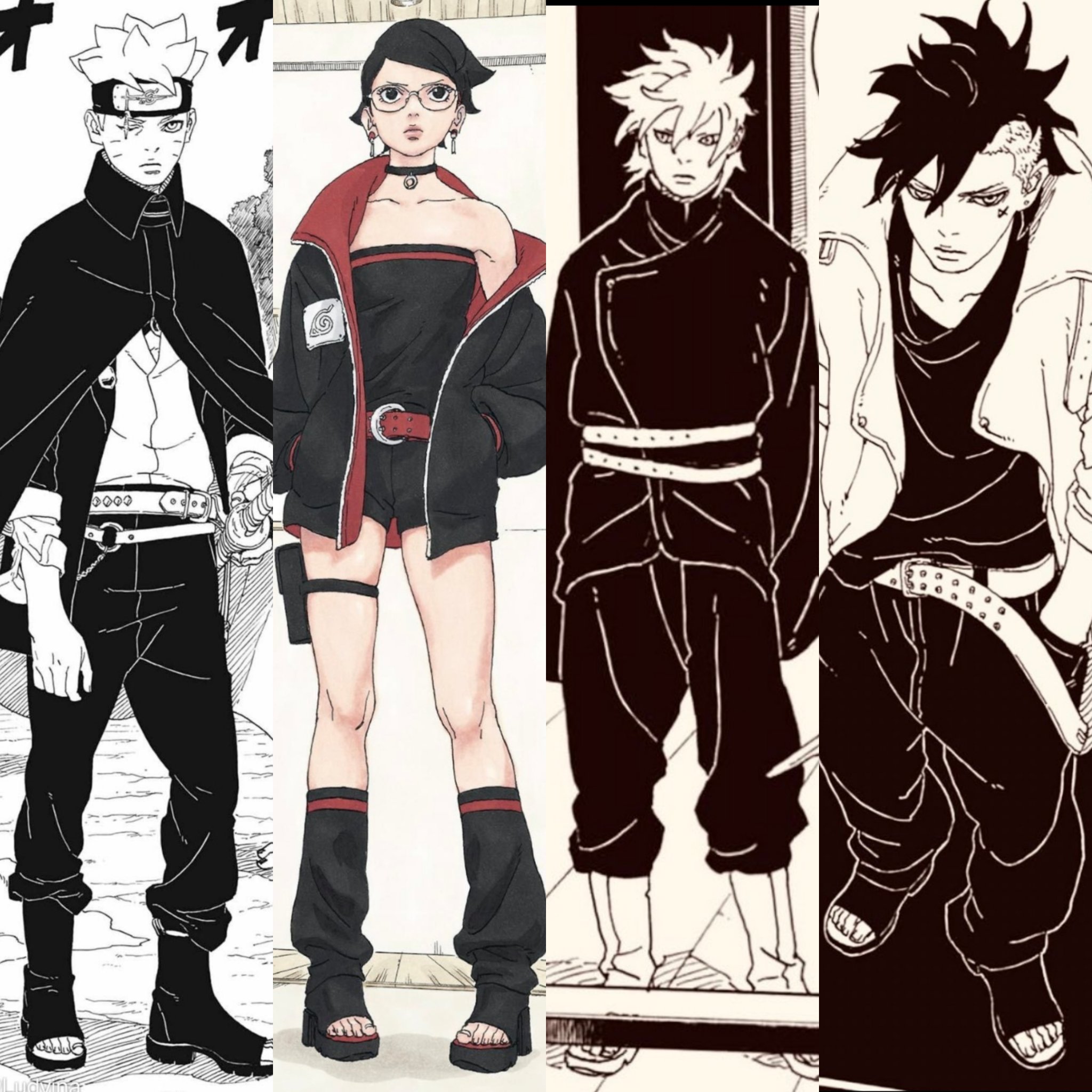 Which design of each Naruto Team 7 is member is your favorite