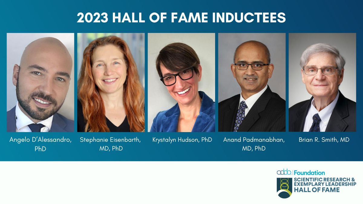 The AABB Foundation is pleased to introduce the 2023 Hall of Fame inductees: a prestigious group of leaders in the field who leveraged their funding into successful careers in transfusion medicine or biotherapies. 

Meet this year’s inductees: bit.ly/3QFjKtU