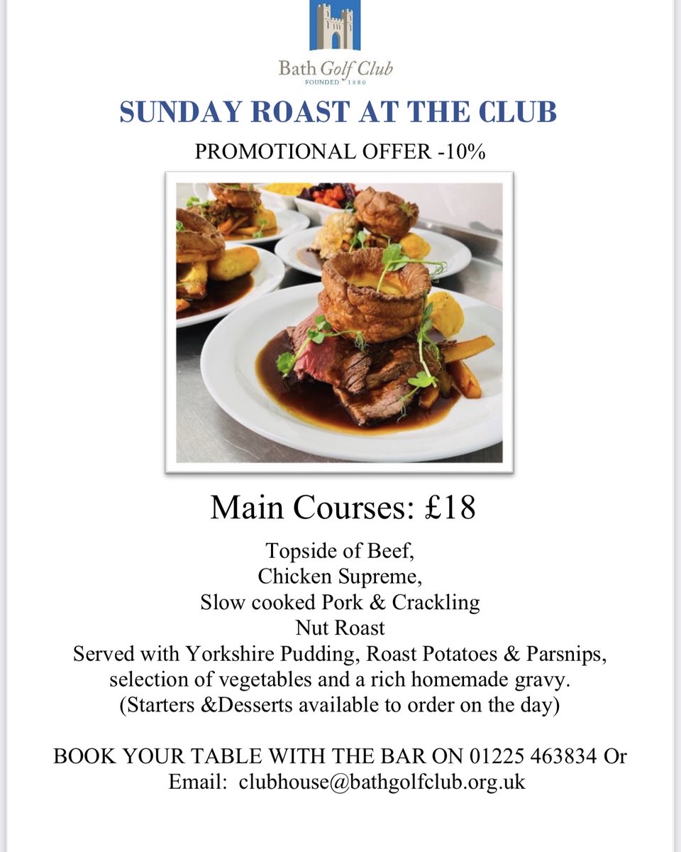 Now opening to the public, our wonderful Sunday lunches with a promotion offer of 10% off to help entice you through the doors!
.
Created by our fantastic chefs and served by our brilliant house team.
.
A lovely way to spend Sunday lunch with your loved ones and friends.
