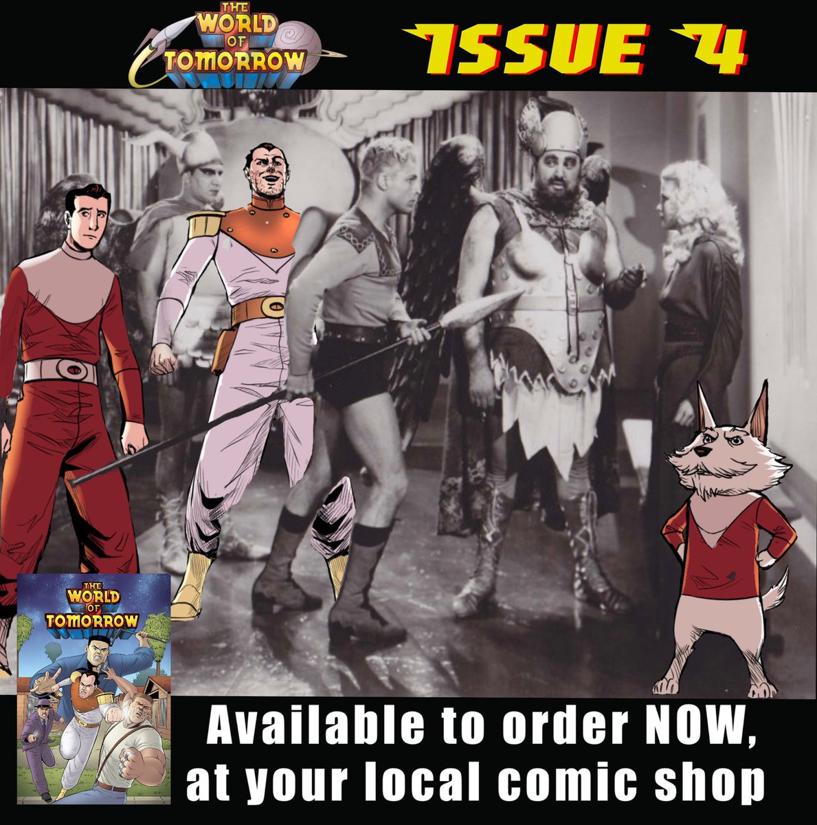 UWildStudios's tweet photo. Issue 4 of The World of Tomorrow is available to order at local comic shops. Deadline is Aug 18 and it will be in shops everywhere Oct 25. 
#diamondpreviews #comics #comicbooks #comicbookart #comicbookwriter #comicbookpublisher #makecomics #indiecomics #smallpress #indycomicshops https://t.co/nyN6F9k1DT