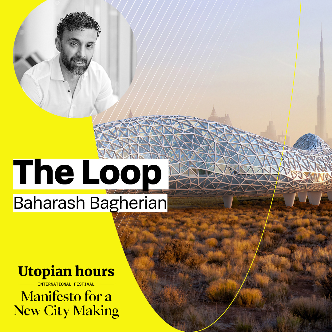 _stratosferica's tweet photo. #TheLoop is a 93-kilometre highway for cyclists and pedestrians in Dubai, an idea by URB to encourage Emirate’s 3 million residents to stop using their cars.  Join #UtopianHours Oct 13-15 in Turin to learn more about it from the mastermind behind the project, @Baharash Bagherian. https://t.co/qnyhTZDskN