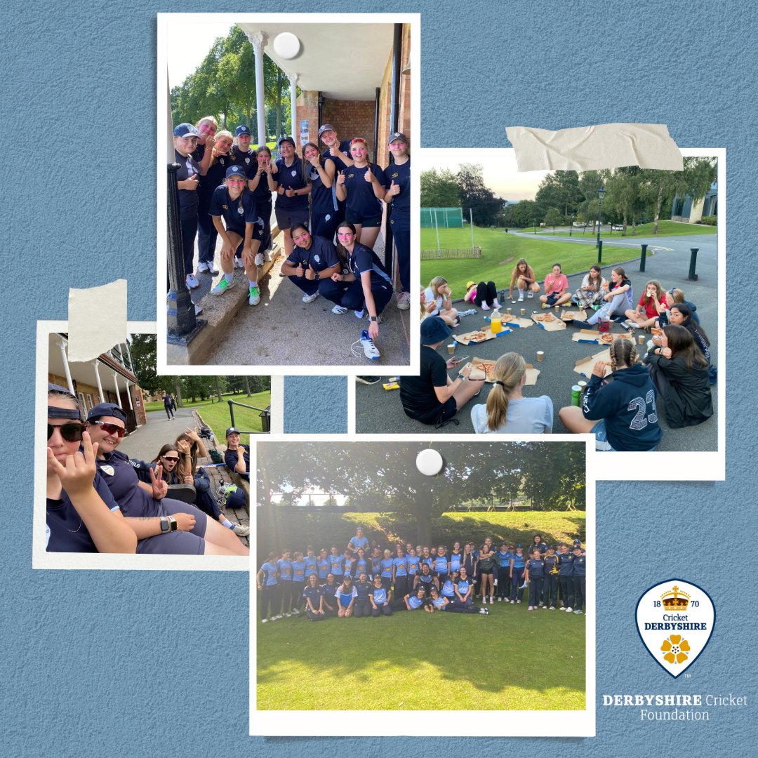 DerbyshireWomen's tweet photo. #Throwback to last week when a mixture of the U15 and U18 Development Girls attended Malvern Cricket Festival for 3 days of matches!

I think its safe to say they had a good time🏏

Thankyou to @malverncollege for hosting us and making it an unforgettable experience https://t.co/FDqhw4EGvf