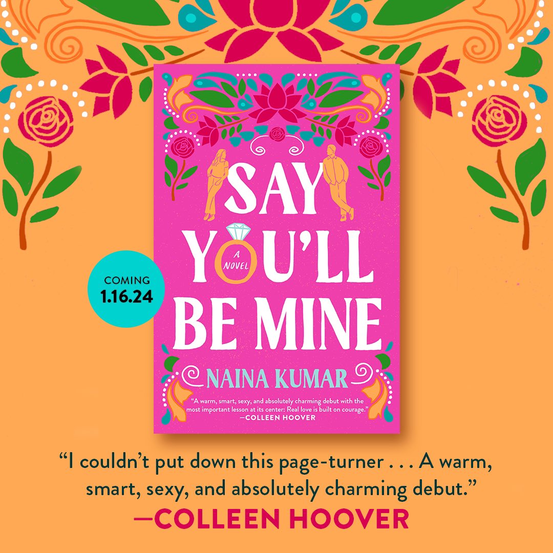 ✨COVER REVEAL✨ A Fake Engagement. Matchmaking Shenanigans. And an Ex’s Wedding! All that and more in SAY YOU’LL BE MINE, out 1.16.24. Request an ARC on Netgalley! And enter the giveaway on Goodreads (open 8/16-8/31)! All links below and in bio 💖