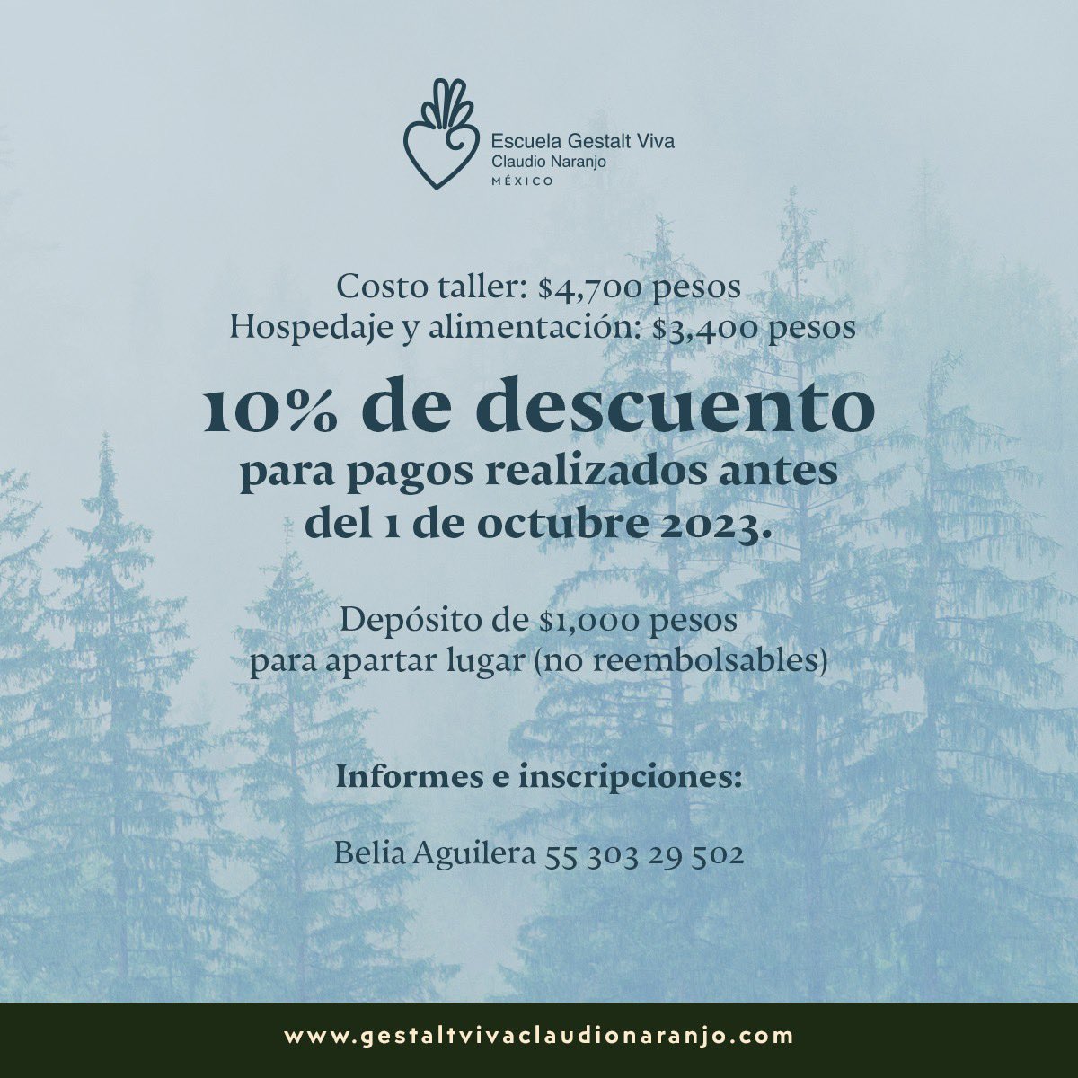 gestaltviva's tweet photo. Nuevo grupo de Supervisión para terapeutas, en Tepoztlán,Morelos.
Impartido por Teresa González 🥰

Aprovecha el 10% de descuento pagando antes del 1 de octubre

Informes e inscripciones en el siguiente link👇🏻:
https://t.co/AdKgdRoCOM

#escuelagestaltviva #claudionaranjo https://t.co/lgcIYvFmnF