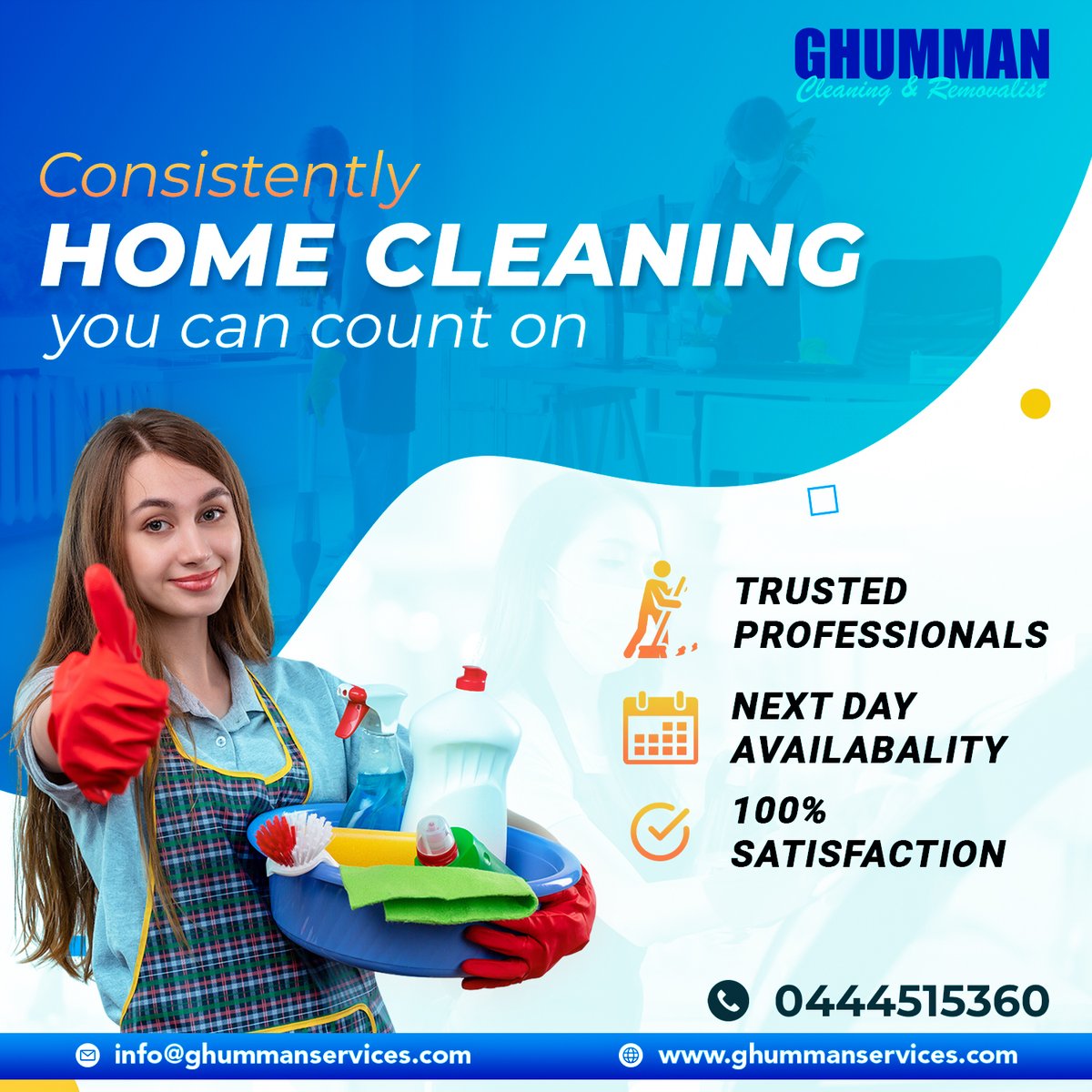 GhummanCleaning's tweet image. Connecting Clean Homes: Reach Out to Ghumman Cleaning Services Today for Sparkling Spaces!
.
.
.
.
#ghummancleaningservices #homecleaningsolutions #sparklingspaces #contactusnow #cleanhomehappylife #expertcleaners #bookyourclean #professionalcleaning #refreshyourspace