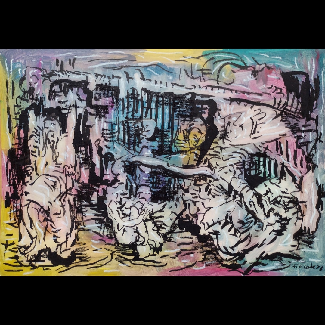 HEOL 12897,
Watercolor, Ink and Pastel on paper, 50/35cm 2022.

#mangaartwork #paintingday #torontogallery #contemporarypainting #artworkpromotion #painting🎨  #artforsale #artworks #artworld #galleryart #artcollectors #artbasel #paintingforsale #gallerylife #galleryshowme