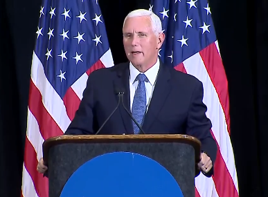 <a href="/Mike_Pence/">Mike Pence</a> tells state lawmakers at a speech in #Indianapolis that the 2020 Georgia elections were not stolen.  indypolitics.org/pence-the-geor…
