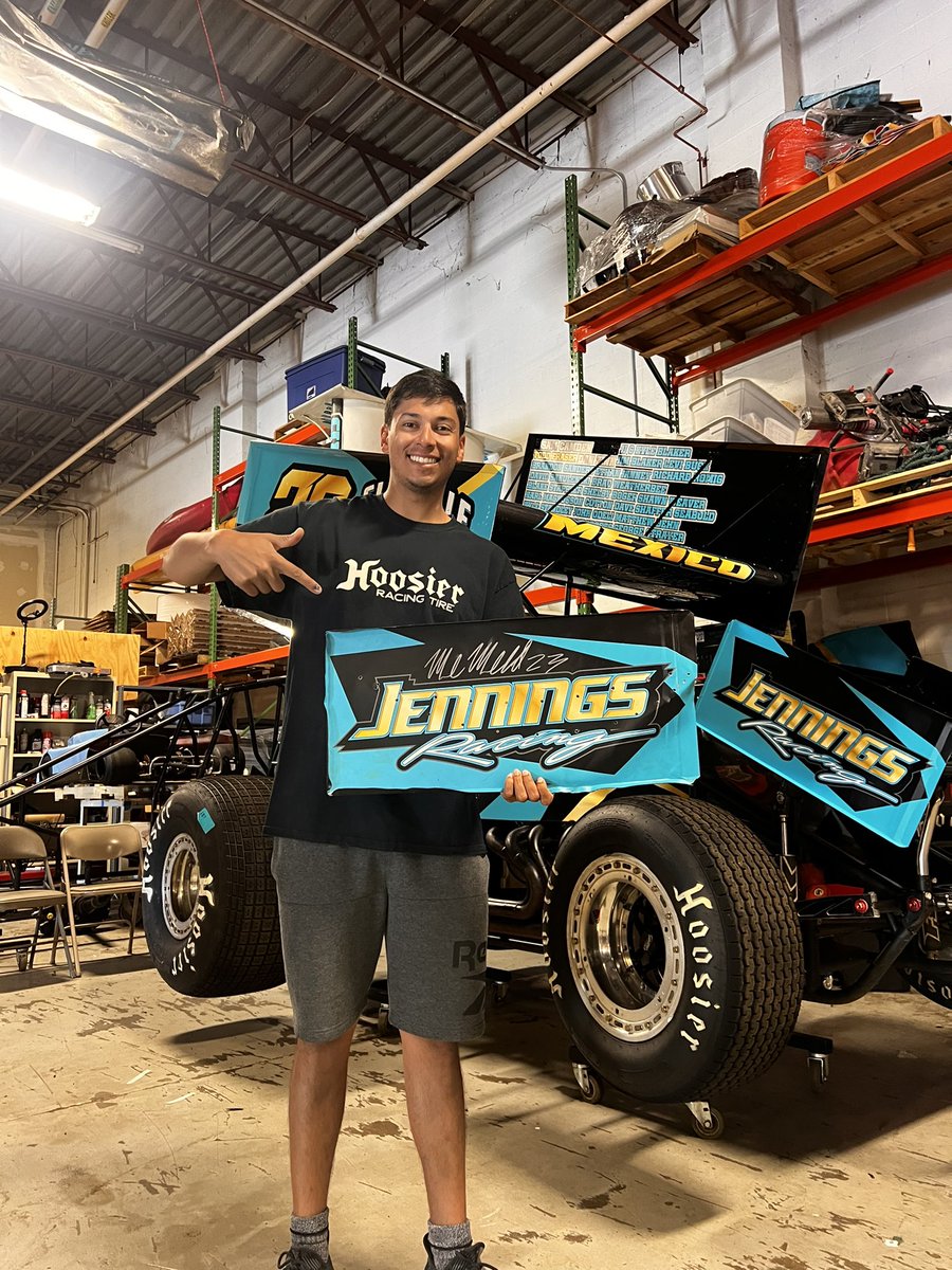 Raffling this signed nose wing panel from our car that was just added to the <a href="/outlaws_game/">World of Outlaws Game</a> ! 

Check it out here: michaelmillardracing.com/shop/dinxxxtqi…