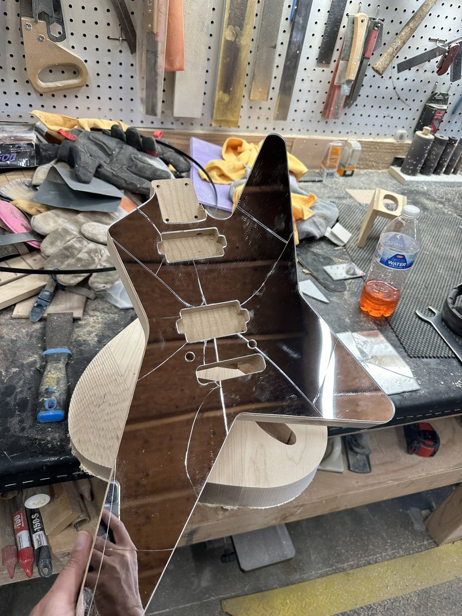 #wednesdaythought - own a #guitar as unique as you are. No two will be exactly alike. Order yours today. #ShatterStar jhaleguitars.com