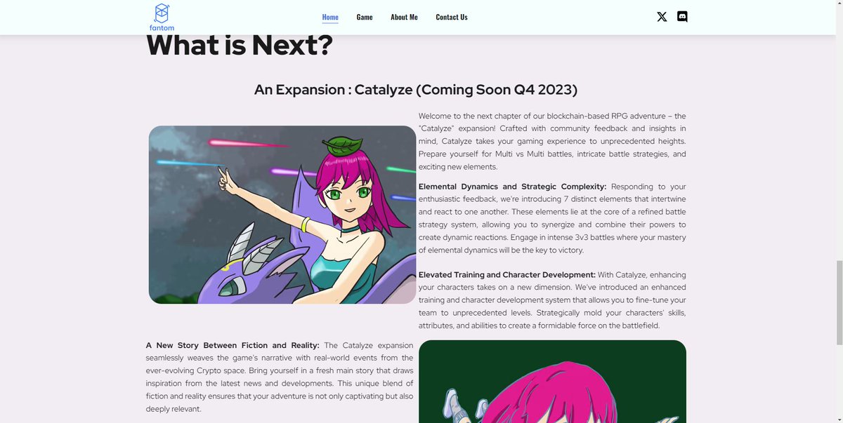 jojo__you's tweet image. 🎉 The official website for #FantomAdventureRPG is now live! 🌟

Check out the link in my (bio)!

⚔️🔮 #ftm #blockchaingame #RPGgame #NewWebsite #Fantom