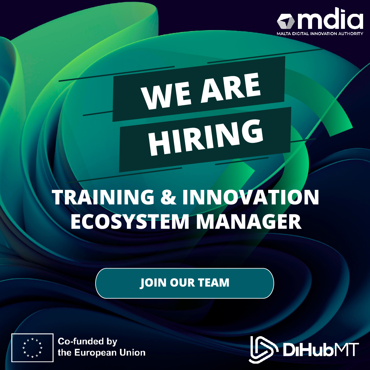 📣 JOB VACANCY | Manager (Training and Innovation Ecosystem) 🚀

Apply now ➡ mdia.gov.mt/careers/