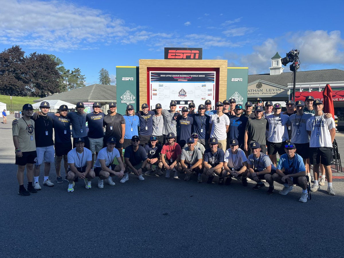 Year ✌️ <a href="/LycoBaseball/">Lycoming Baseball</a> <a href="/LycomingCollege/">Lycoming College</a> <a href="/lycoathletics/">lycoathletics</a> <a href="/LittleLeague/">Little League</a> #LLWS #LycoBase #Wsport