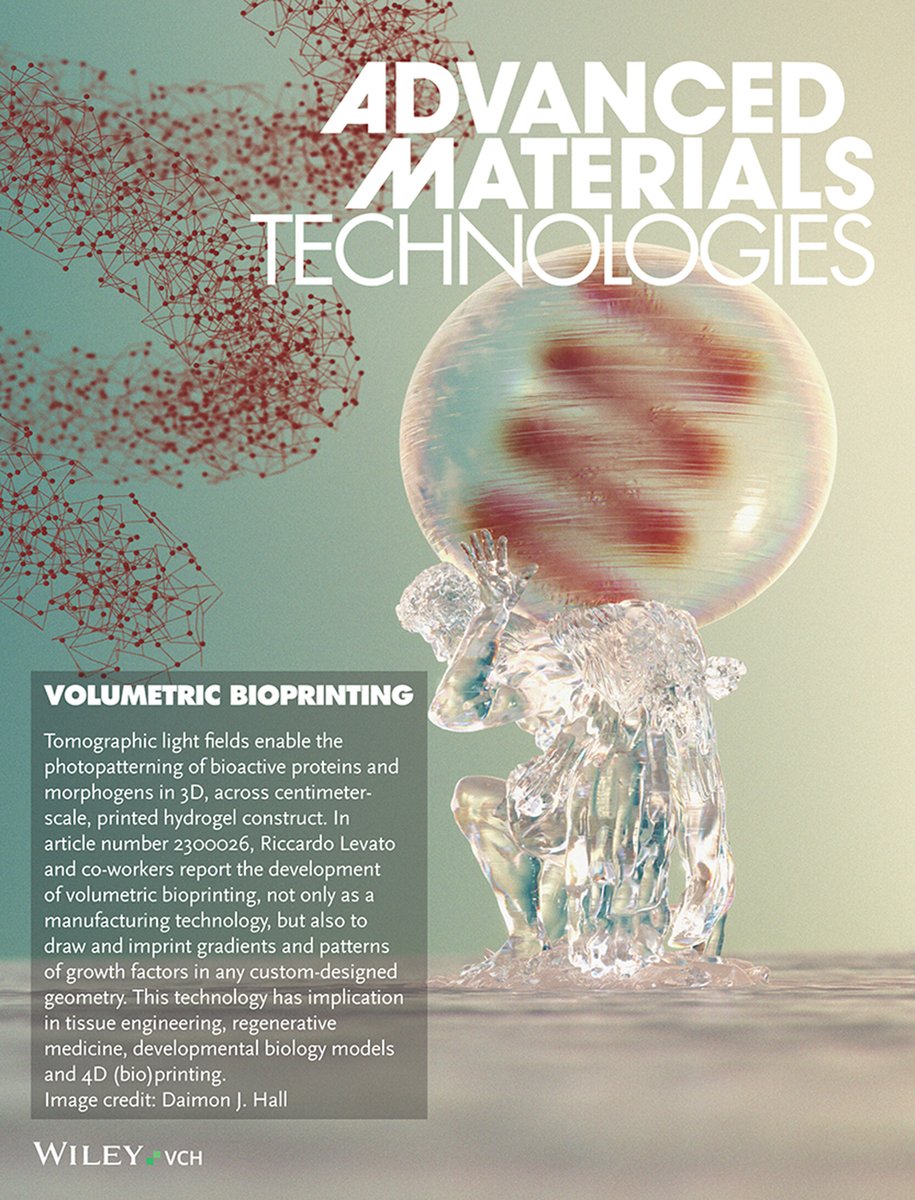 rlevato (@riclevato) on Twitter photo The art from <a href="/carbonandneon/">carbonandneon</a> meets #biofabrication in @AdvSciNews Adv Mater Technologies
Check out <a href="/mfalandt/">Marc Falandt</a> 's works on volumetric #bioprinting to graft growth factors and morphogens in any desired patterns across hydrogels #3Dprinting
onlinelibrary.wiley.com/doi/10.1002/ad…
<a href="/RMUtrecht/">RM Utrecht</a> The art from <a href="/carbonandneon/">carbonandneon</a> meets #biofabrication in @AdvSciNews Adv Mater Technologies
Check out <a href="/mfalandt/">Marc Falandt</a> 's works on volumetric #bioprinting to graft growth factors and morphogens in any desired patterns across hydrogels #3Dprinting
onlinelibrary.wiley.com/doi/10.1002/ad…
<a href="/RMUtrecht/">RM Utrecht</a>
