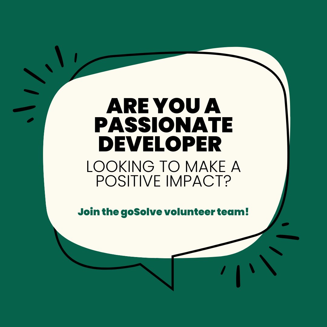 gosolve_org's tweet image. We want to grow this platform and implement all our ideas as quickly as possible, but for that, we need a little help. 
We&apos;re seeking skilled developers with experience in Next.js and Firebase. 
Join the volunteer team and help us make this machine work smoothly. 
#gosolve