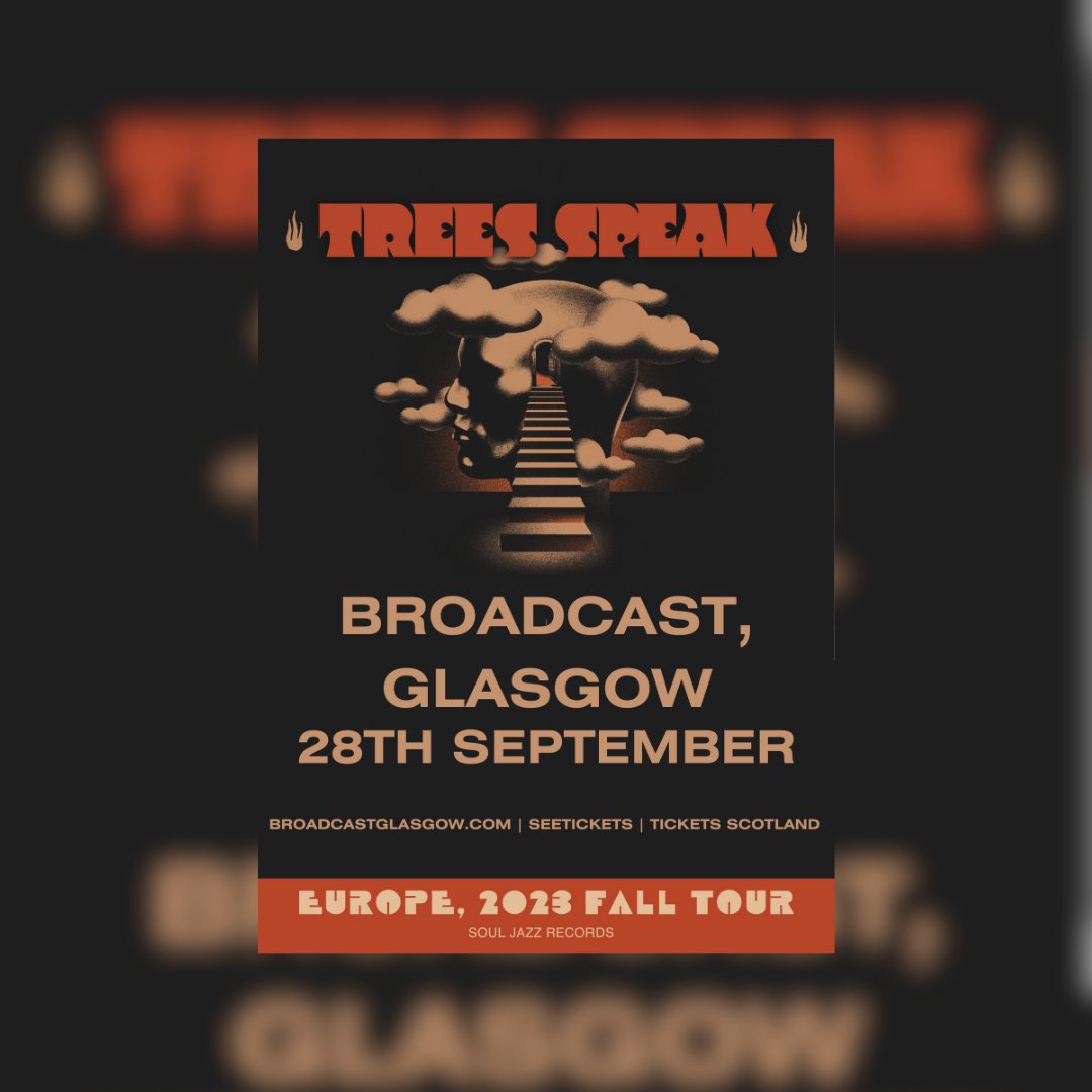 Just Announced & On Sale 📣 Experimental rock band @TreesSpeakMusic headline Broadcast on September 28th! This one's for fans of early Kraftwerk, Cluster and Tangerine Dream. Tickets are available to buy now > buff.ly/3OYFTly