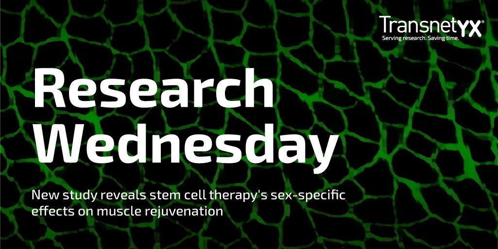 This #ResearchWednesday, we're featuring a study investigating the effects of systemic transplantation of MDSPCs on #MuscleRejuvenation. The findings highlight the sex-specific effects observed in aging animal models!

Check out the full study in the comments!👇🏽