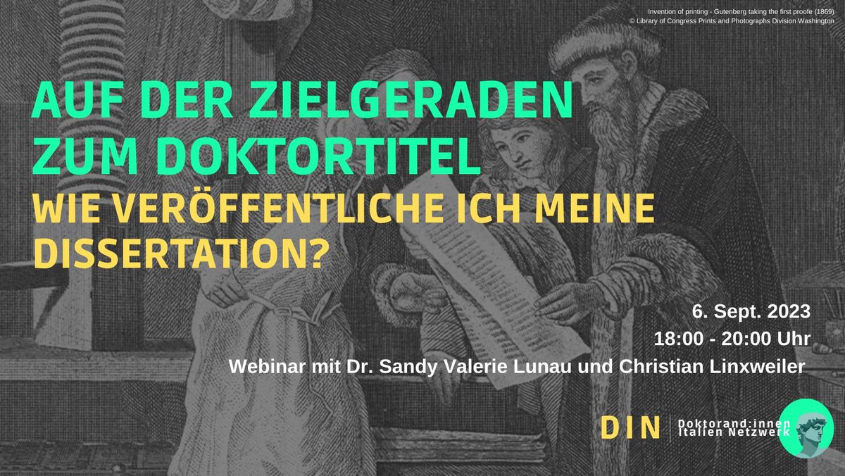Die Doktorarbeit ist verfasst, die Disputation absolviert – nur noch die Publikation der Arbeit trennt vom wohlverdienten Titel. Aber wie? Gemeinsam mit Dr. Sandy Valerie Lunau und Christian Linxweiler von der <a href="/wbg/">Wobbegong</a> wollen wir Eure Fragen in einem Webinar am 6.09. um 18 Uhr klären