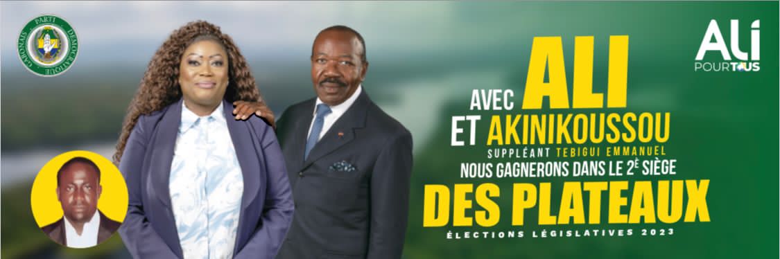 #Gabon: Élections Générales. 
Cet après-midi <a href="/AkiniDaisy/">AKINIKOUSSOU Daisy des plateaux bateké</a>, candidate investie par le #PDG aux élections législatives dans le canton #Louri, 2ème siège du département des plateaux animera une causerie politique. Tous militants &amp; sympathisants du #PDG sont conviés!
#AliPourTous23✊