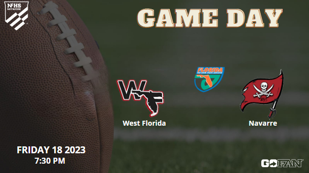 🚨🏈It's GAMEDAY🚨🏈!!
West Florida vs. Navarre - LIVE Florida HS Football 2023 
📆 Friday, August 18
⏰7:30 PM
📺 linktr.ee/nfhsntworkcom

Game Details: Kickoff Classic

<a href="/TheNHSRaiders/">Navarre High School</a> <a href="/NHSRaidersFB/">Navarre High Raiders Football (FL)</a>
<a href="/JoshTobiWilson/">Joshua Wilson</a> <a href="/SpallaJaxson/">Jaxson Spalla</a>
<a href="/IrishBill63/">Irish Bill 🎙</a>

<a href="/WFHS_Football/">West FL Football</a> <a href="/TyreeC850/">Tyree Caldwell</a>