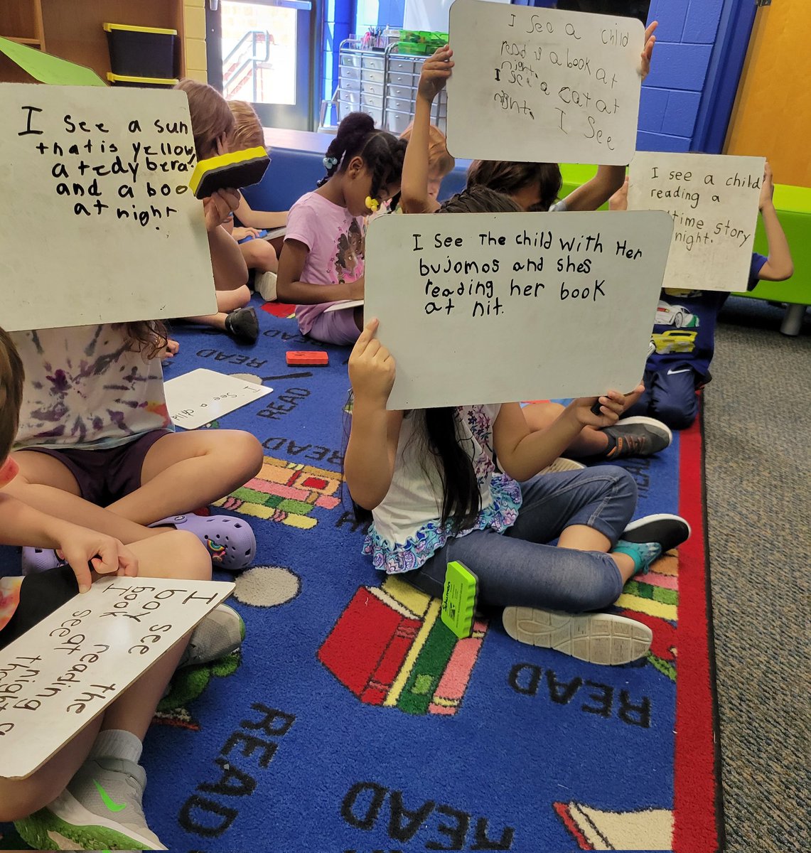 First Grade Nurture group digging deep into RL.1.3! @AdamsAviator @WCPSS_IALS <a href="/AdamsYRES/">Adams Elementary</a>