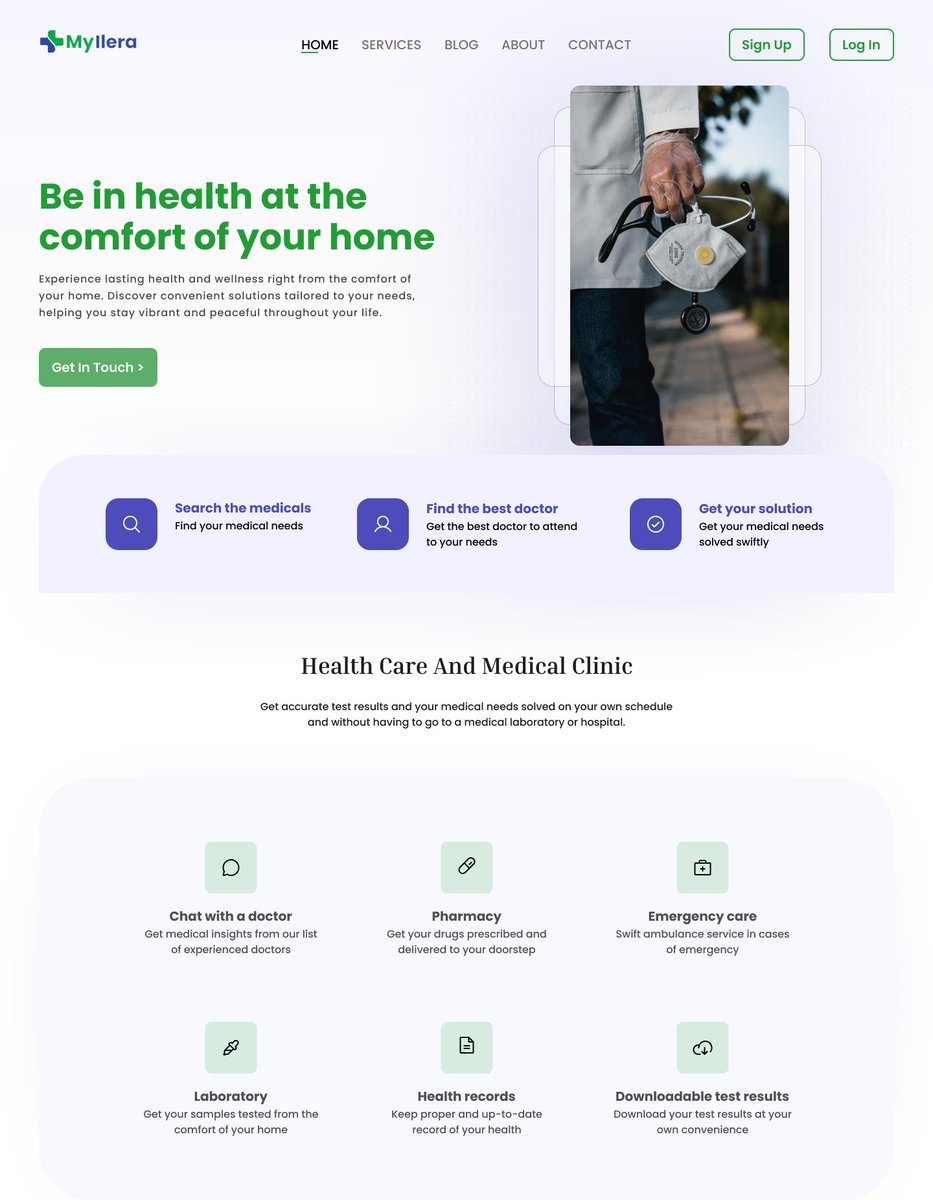 TheUIjosh's tweet image. Did a quick landing page design with micro interactions for MyIlera.

Let me know when you think about the design