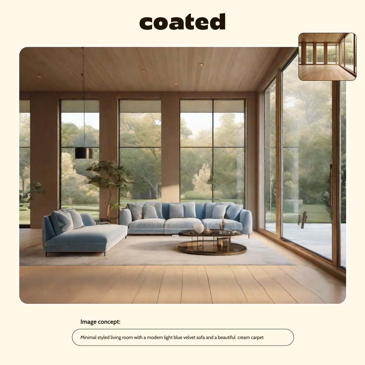 A bright contemporary living room. 🦋

AI interior design with <a href="/usecoated/">Coated</a>