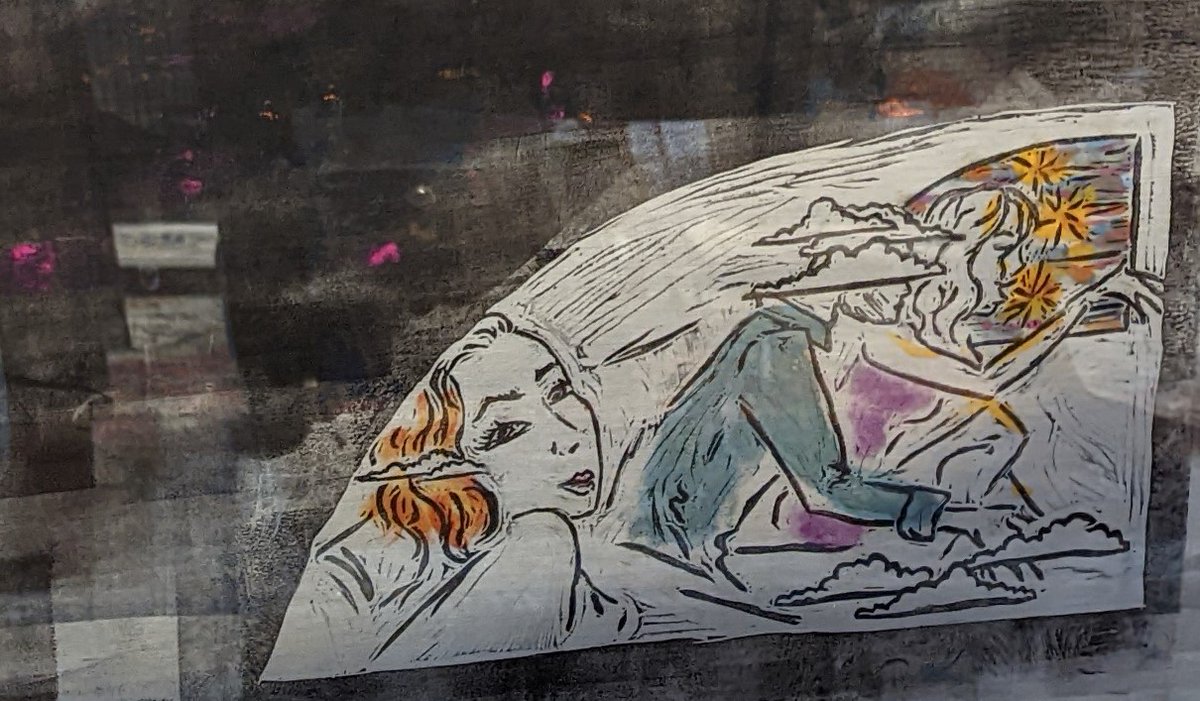 My series of blockprints on silk, "The World That Did Float" is on display at Frisco Discovery Center, Frisco TX, until August 27th 2023. There will be a reception from 4-6 pm August 25th. 

I tell semi-autobiographical stories that are sometimes true.