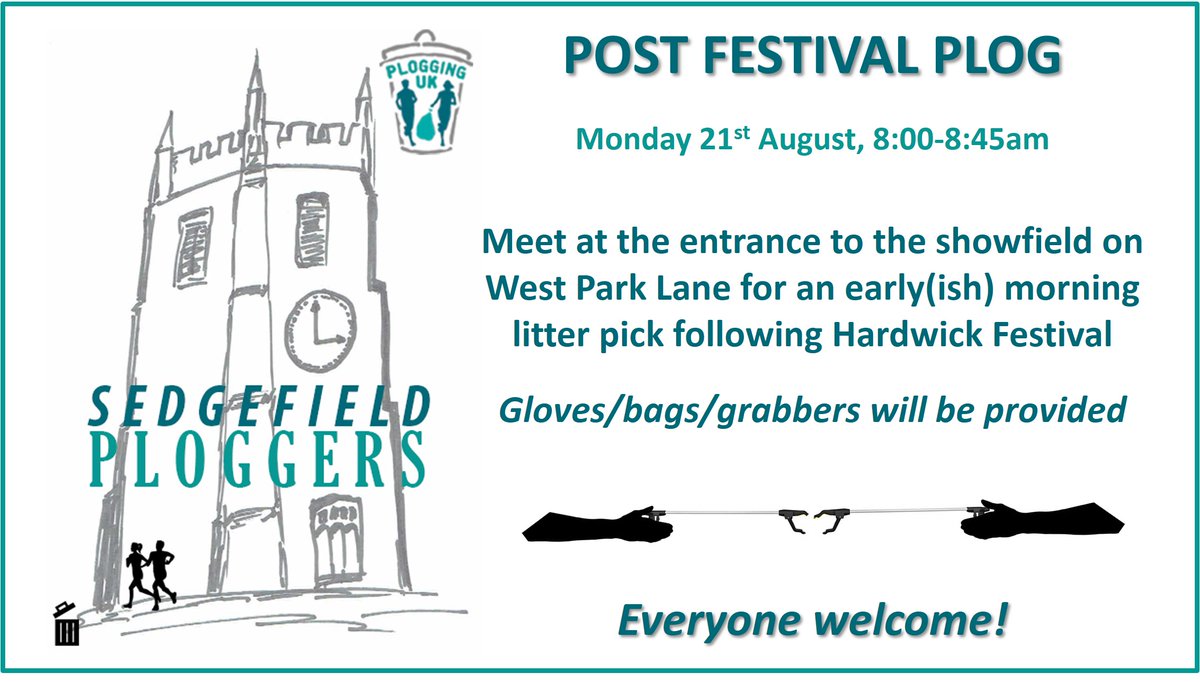 For those who are around during the summer hols, we'll get together for a fairly early morning plog after next weekend's Hardwick Festival. Everyone will be welcome (even - or especially - festival goers with sore heads)! 😃