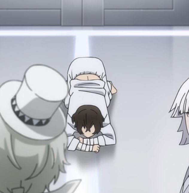 chuuyaisms's tweet photo. ass up and everything BE SERIOUS DAZAI OSAMU https://t.co/IE8u3CppMW