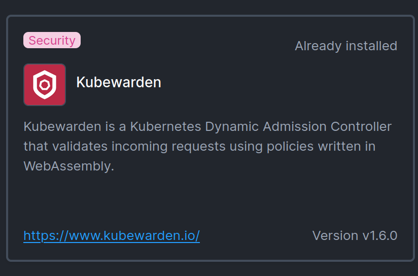 Great to see that <a href="/kubewarden/">kubewarden</a> is now available from the <a href="/CivoCloud/">Civo</a> marketplace