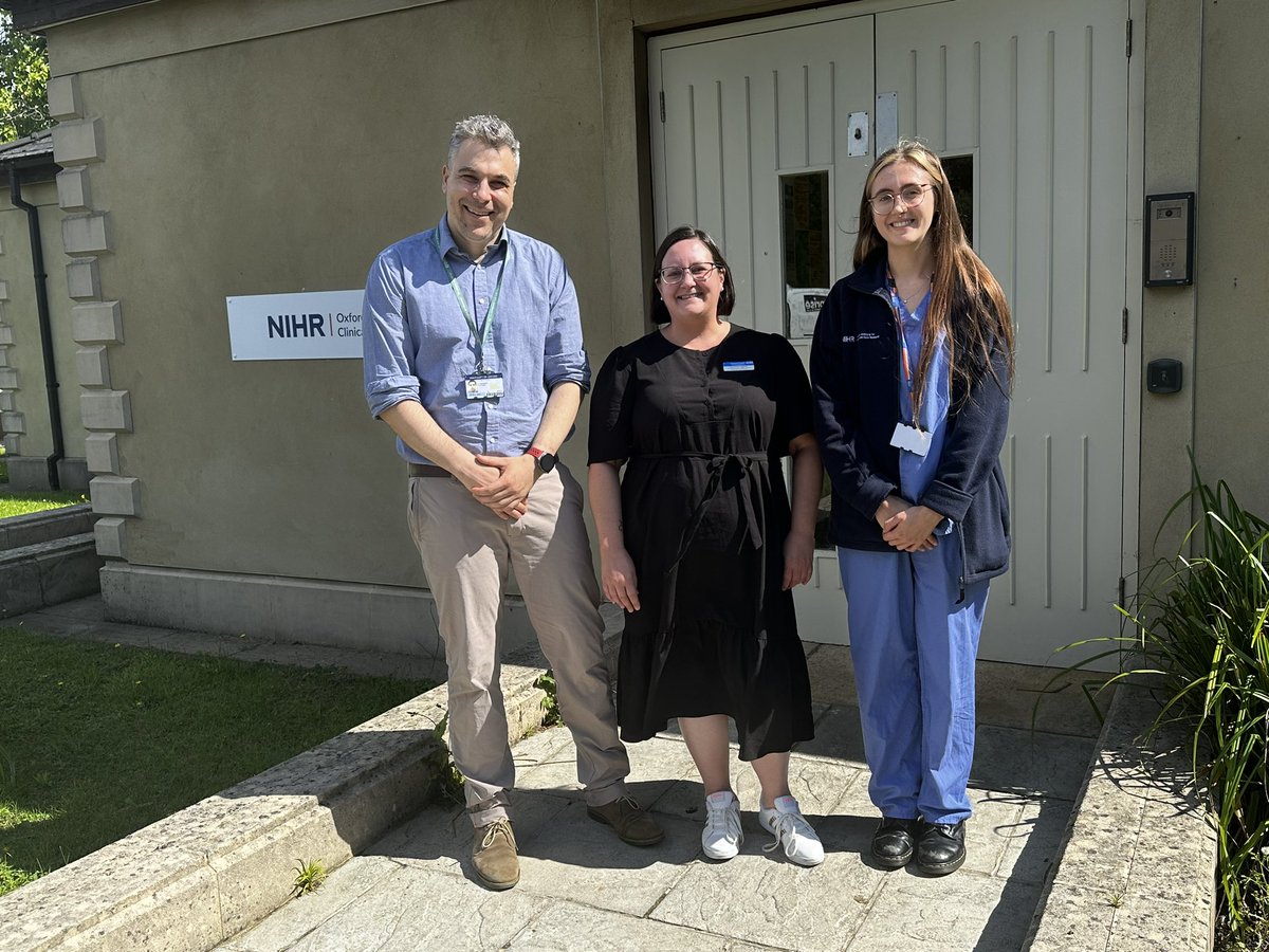 A big milestone today @OxPsychiatry as we complete the first randomisation visit for the ISAP trial. My thanks to the study participants, CRF team (represented by Amanda and Rachel), the Oxford Diabetes Trial Unit @DrAmandaAdler , @DementiasUK, @OxHealthBRC, and @novonordisk
