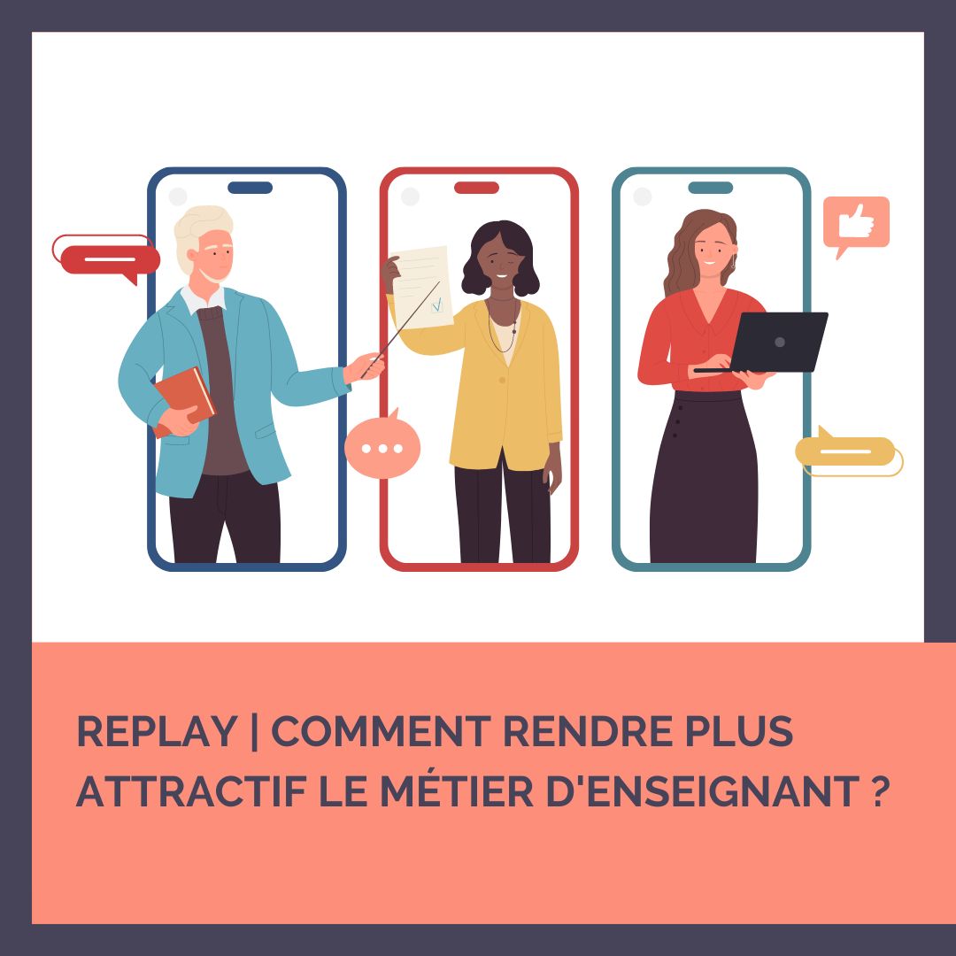#Replay 🍿| Baisse des effectifs aux concours, postes vacants: l’attractivité du métier d’#enseignant est en berne. Comment changer la donne ?
👉 A (re)voir, notre #webinaire en partenariat avec <a href="/ReseauInspe/">Réseau des INSPÉ</a> : ow.ly/INQT50N0Ksb 
<a href="/virginie_laval/">Virginie LAVAL</a> <a href="/DSchoennahl/">Damien Schoennahl</a>