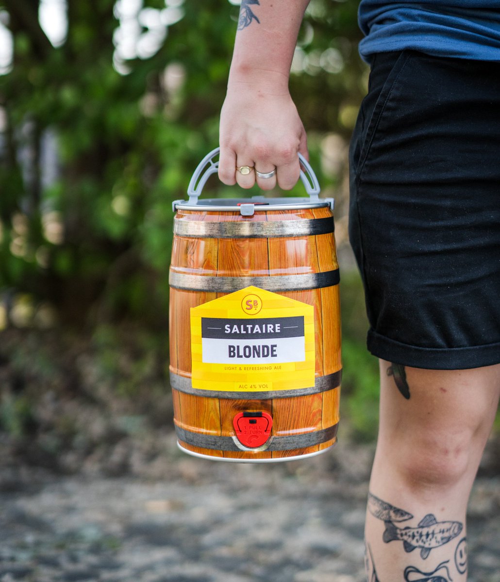 MINI CASKS 🍻. Having pals over this Bank Holiday? Drink your favourite cask beer at home with our range of mini casks, perfect for garden parties or long weekend get togethers. Available to buy online or from our Taproom shop!