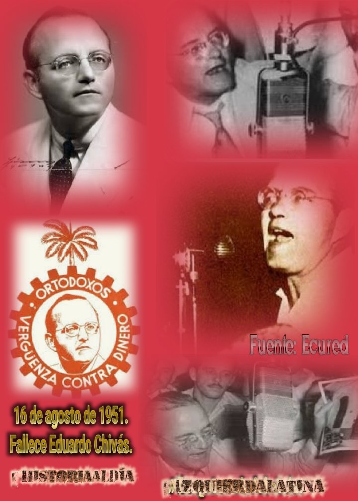 VidePvide's tweet photo. Tras las 👣 de la Historia 📖📝📚
Comparte, ama y Divulga la Historia. Efemérides 16 de agosto.👣Nace José Jacinto Milanés.
👣Se funda el 1er Partido Comunista de Cuba.
👣Fallece Eduardo Chivás.
👣Fallece Elvis Presley.
#HistoriaAlDía #IzquierdaLatina #TitanesDeCorazón https://t.co/Ton6oQ8fW2