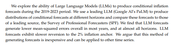 New working paper: 'Artificial Intelligence and Inflation Forecasts' by Research economists @mfariacastro and @LeiboviciF #EconTwitter ow.ly/imhG50Pye3W